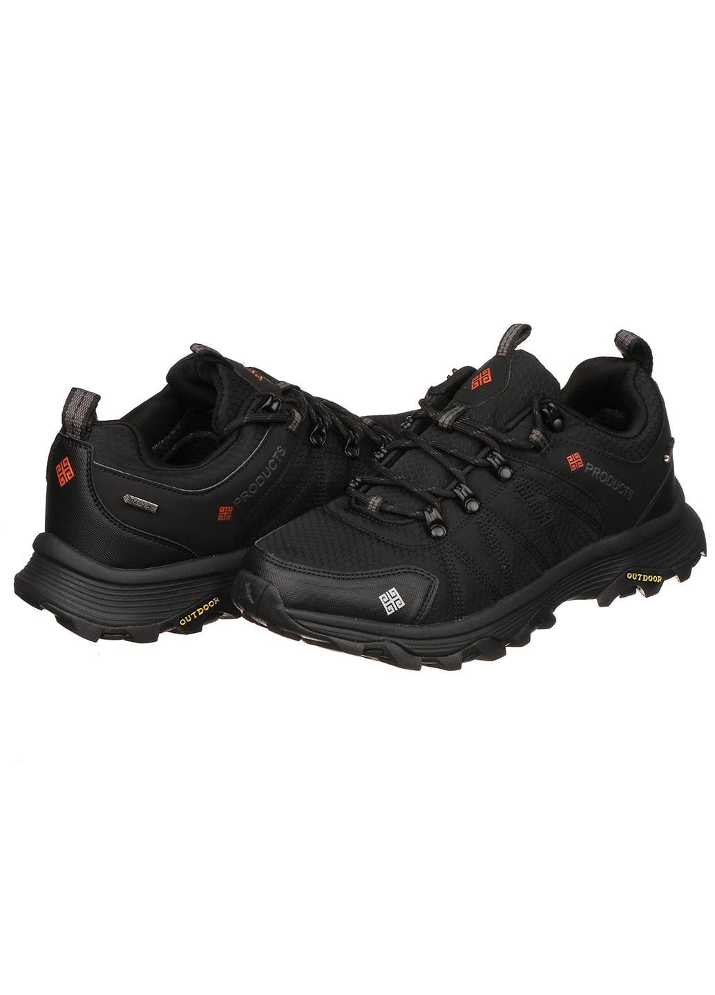 Кроссовки мужские Yike A075-6 текстиль термо р. 46 Черный (20027)