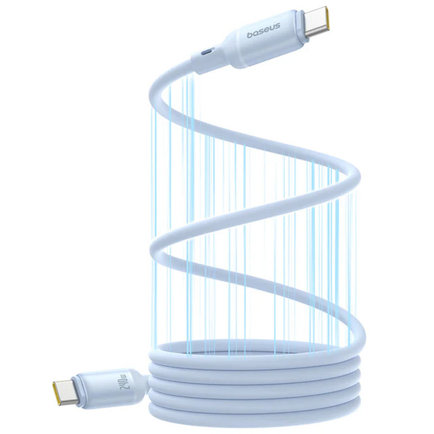 Кабель Baseus PicoGo Magnetic Liquid Silicone Cable Type-C to Type-C 240W 1m P10376800311-00 Blue