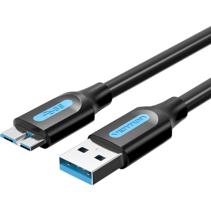 Кабель Vention USB - micro USB Type-B M/M 3 м 3A Black (COPBI)