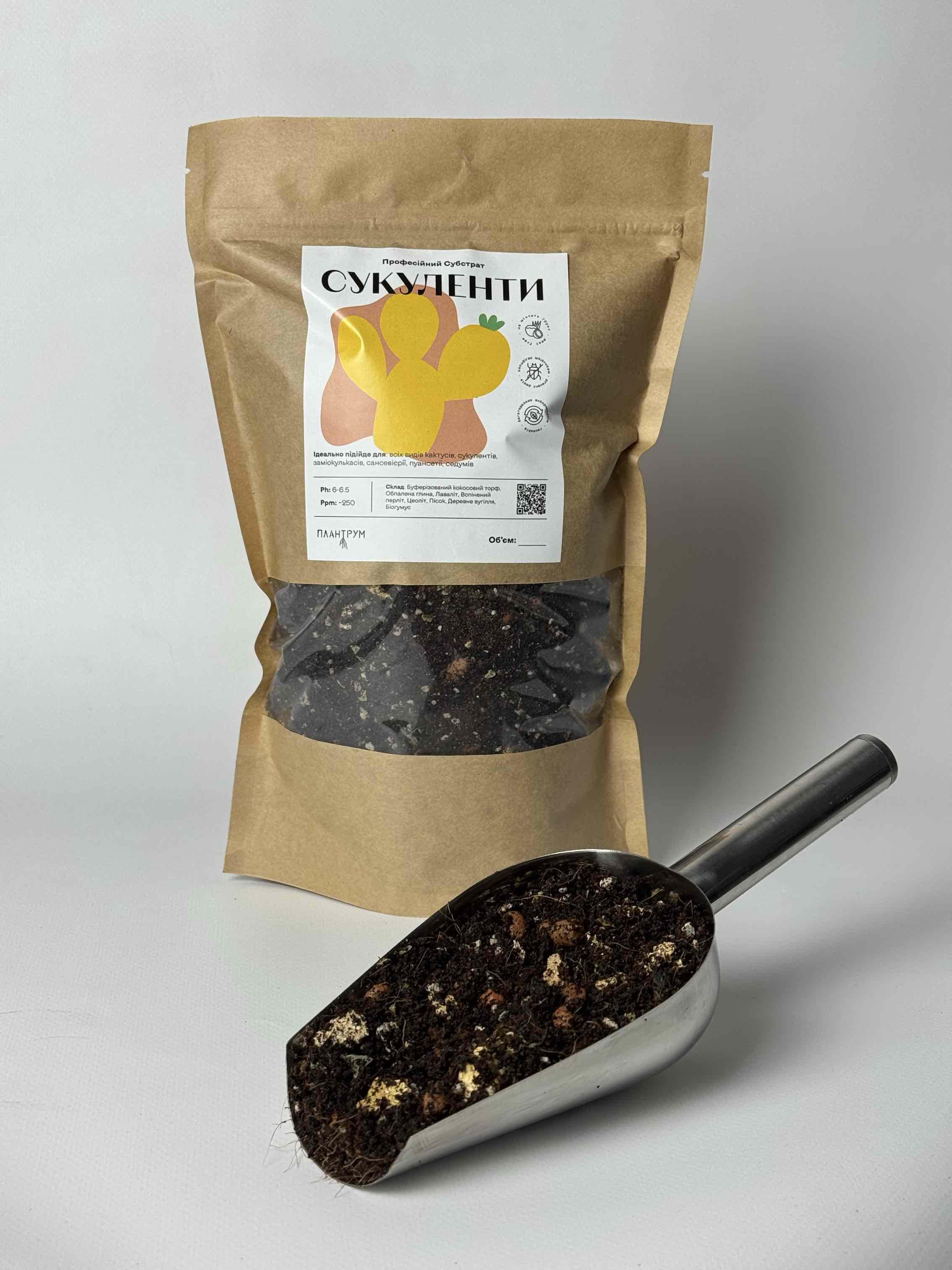 Грунт субстрат для сукулентов 1 л (32898736)