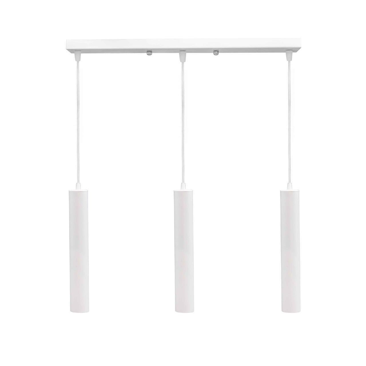 Подвесной светильник MSK ELECTRIC Tube под три лампы Е27 Белый (NL 3522-3 W) - фото 1 Подвесной светильник MSK ELECTRIC Tube под три лампы Е27 Белый (NL 3522-3 W) - фото 1