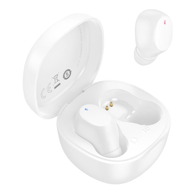 Навушники бездротові TWS Borofone BW97 Clear White (21079)