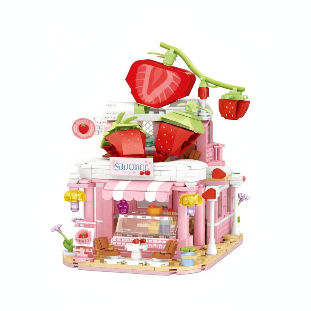 Конструктор детский Клубничный рай 36017 647 дет. Красный (31917447)