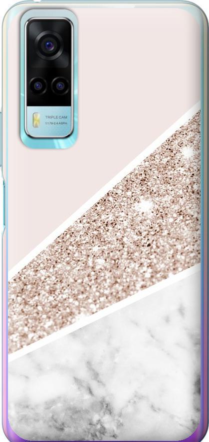 Чехол на Vivo Y31 Пастельный мрамор (4342u-584-42517)