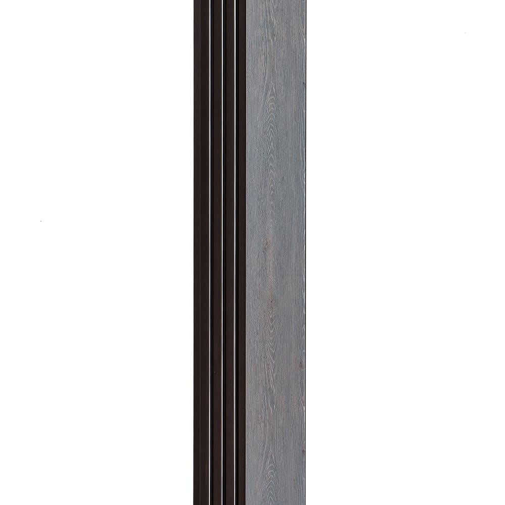 Реечная панель Sticker Wall PS 2900х160х11 мм Черно-серый (SW-00002149)