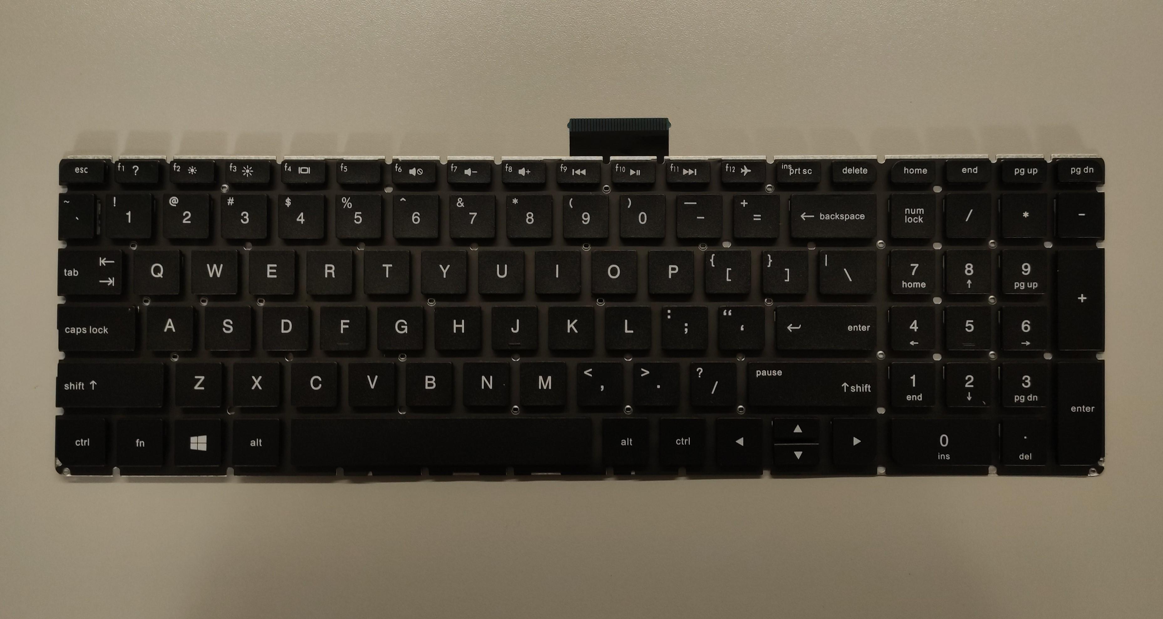 Клавиатура для ноутбука HP 15-AB/15-AK/15-AU/15-BC/TPN-Q159/C122/Q172/Q173/Q162 Black (K548)