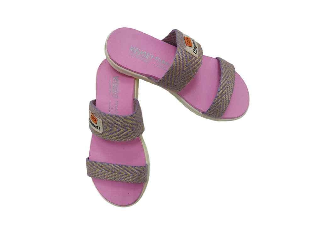 Шльопанці Yaprak shoes 004 текстиль р. 37 Бузковий (938189)