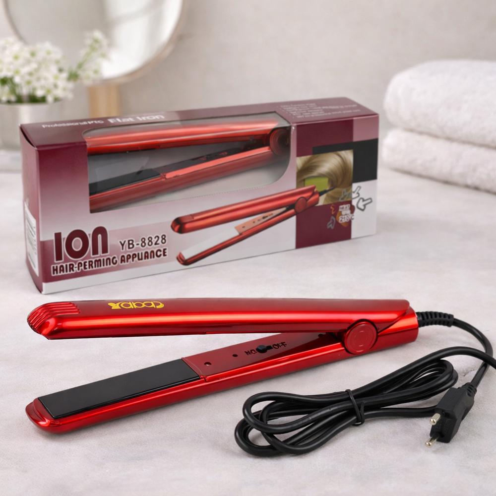 Випрямляч для волосся електричний Dbap YB-8828 керамічні пластини 210°C 35 Вт Червоний
