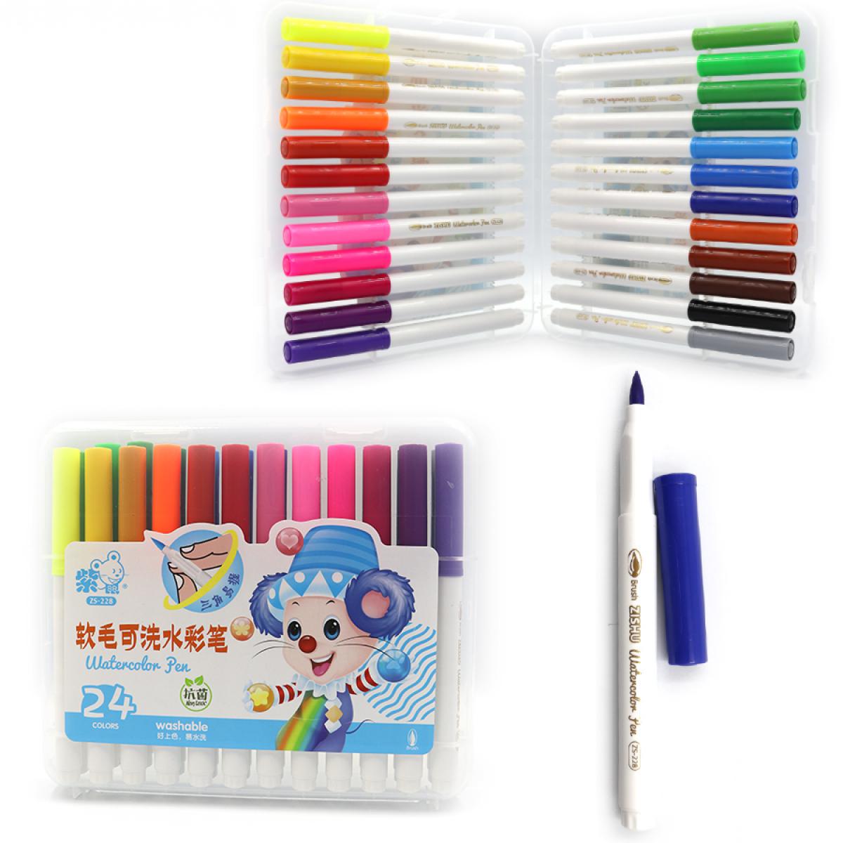 Набір фломастерів-пензлів Mouse 228-24 (MTT-147710) - фото 2