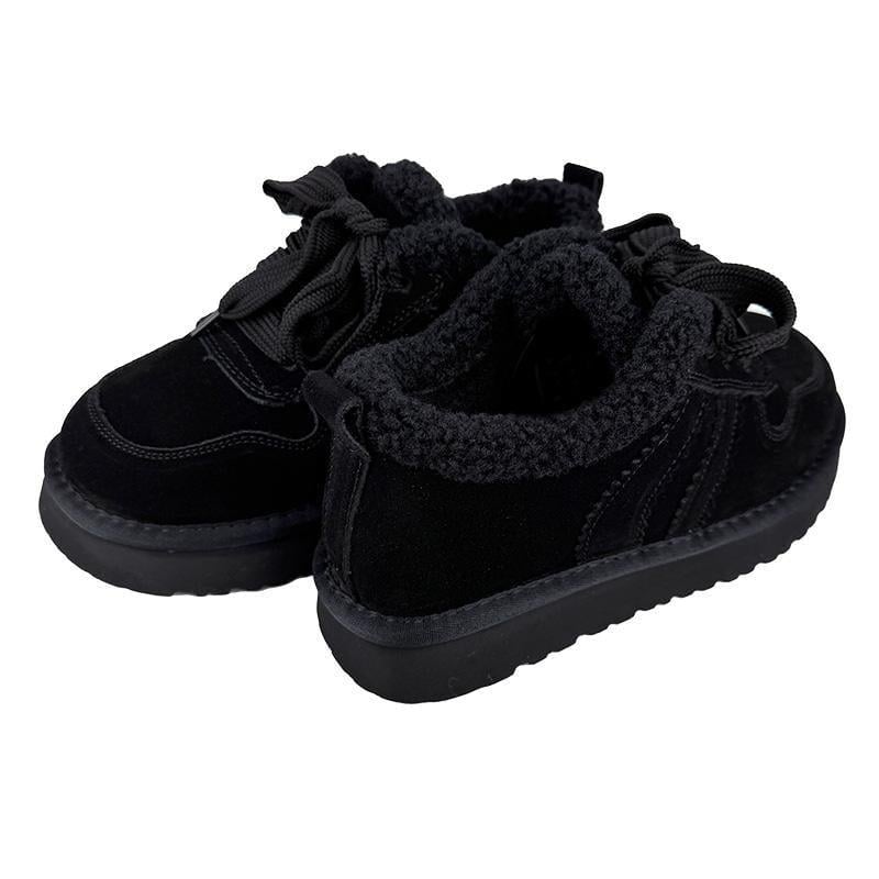 Кеды женские зимние замшевые 50266-1 p. 40 25,5 см Черный - фото 3