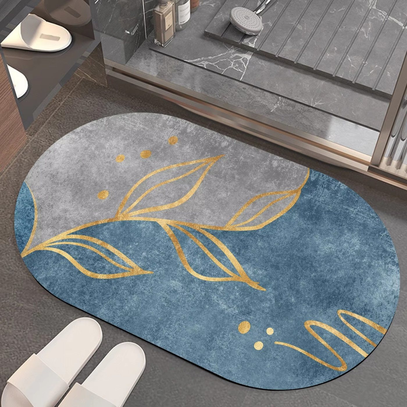 Коврик для ванной комнаты мягкий из диатомита с суперпоглощающим 50х80 см (BF-003) Коврик для ванной комнаты мягкий из диатомита с суперпоглощающим 50х80 см (BF-003)