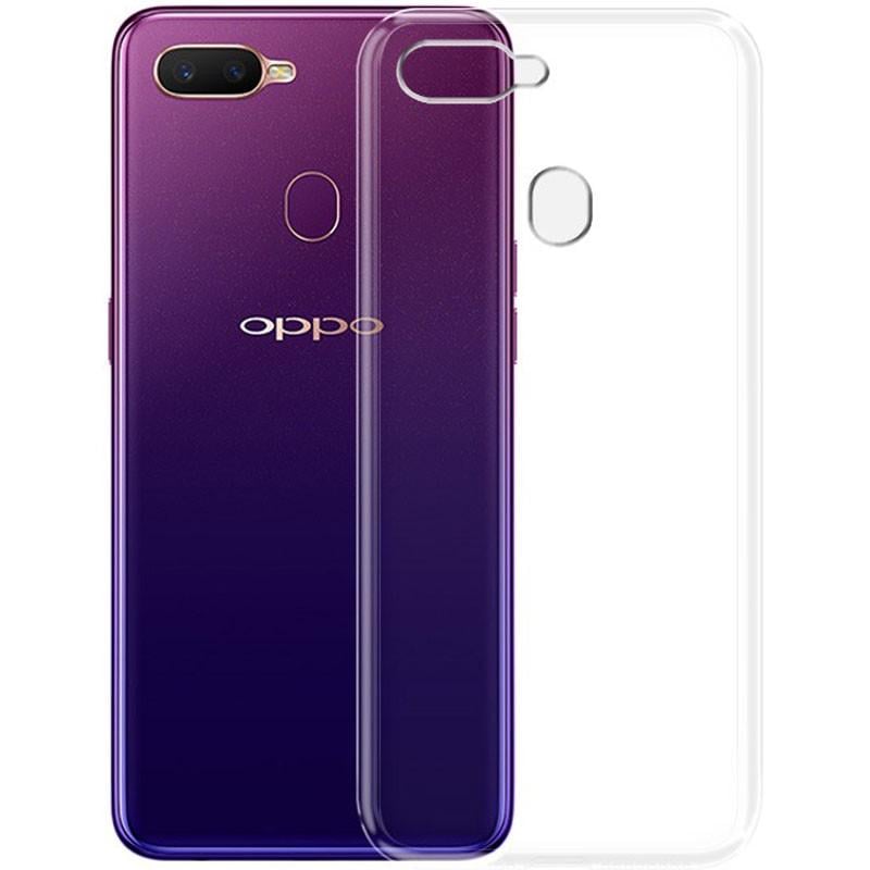 Противоударный TPU чехол Epic Transparent 1,5mm для Oppo A5s / Oppo A12 / A7 Бесцветный (прозрачный)