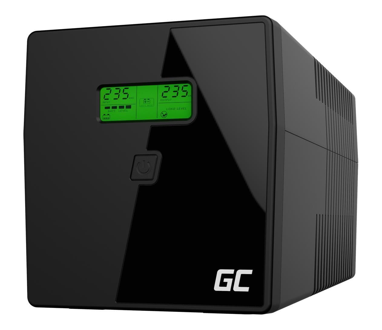 Джерело безперебійного живлення лінійно-інтерактивне Green Cell UPS08 1000VA/700W (332689) Джерело безперебійного живлення лінійно-інтерактивне Green Cell UPS08 1000VA/700W (332689)