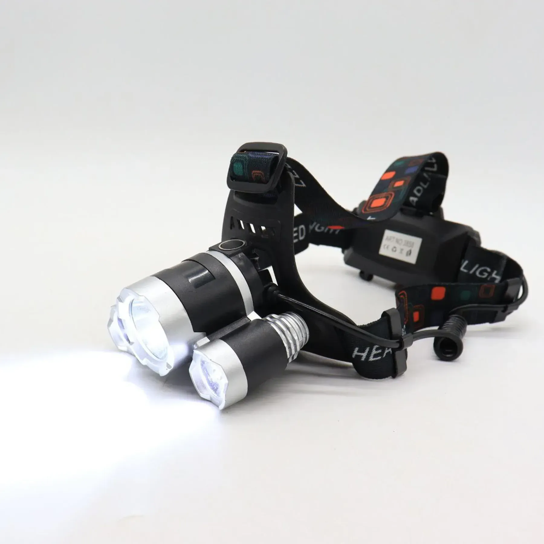 Фонарь налобный аккумуляторный RJ 3000 от сети/прикуривателя (123456819)