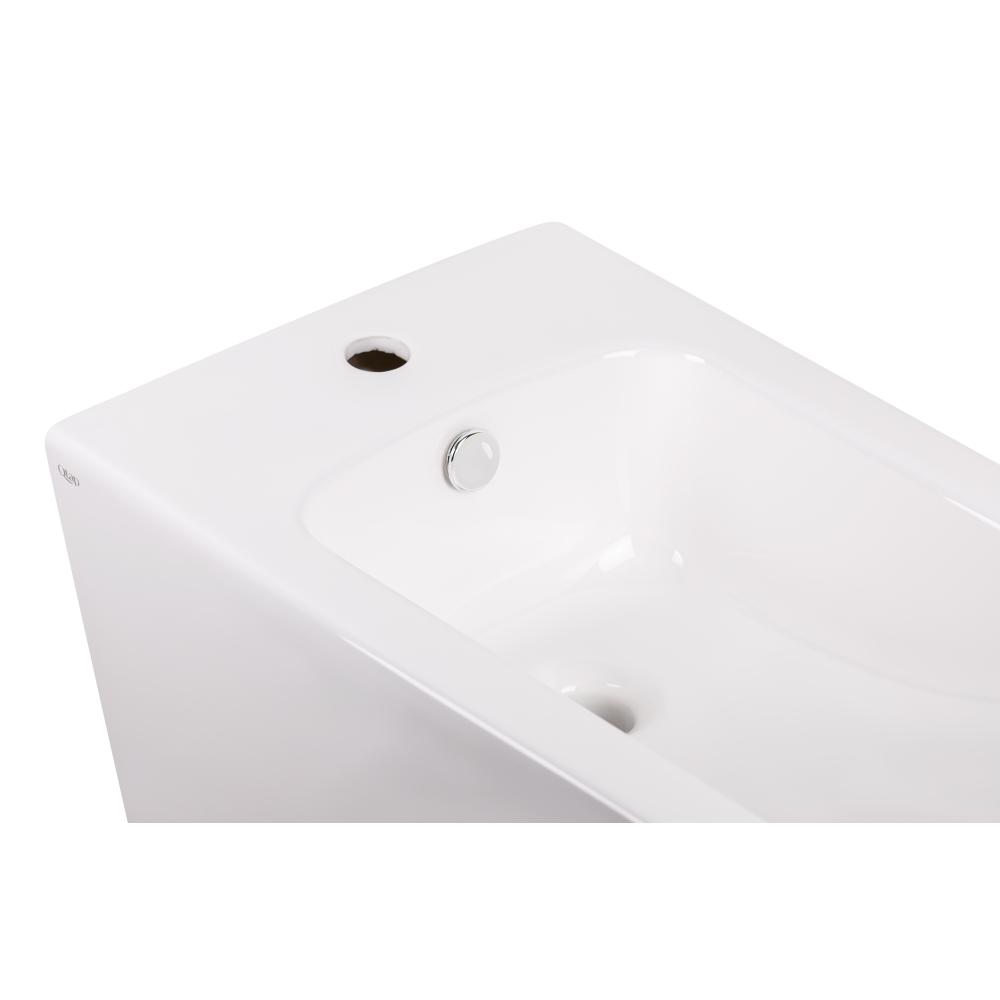 Биде напольное Qtap Tern 560х360х400 мм White (QT1744003CW) - фото 5