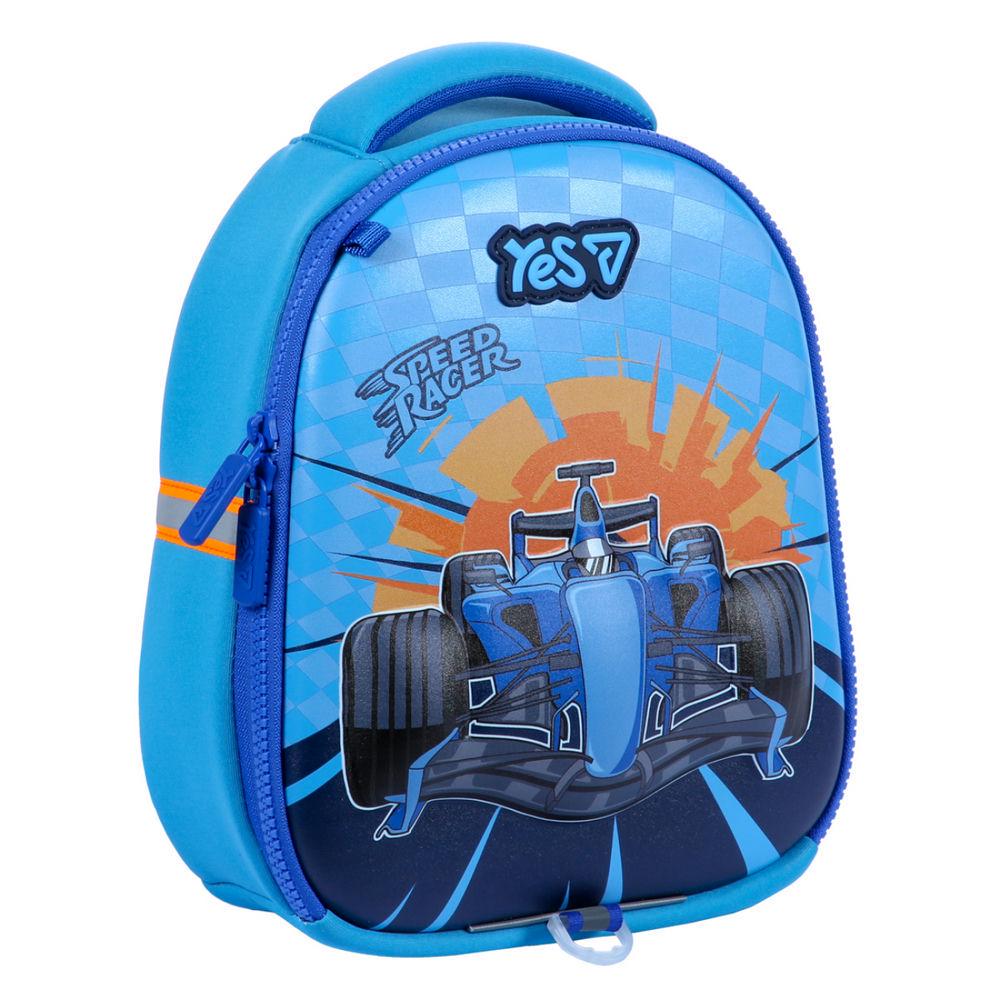 Рюкзак детский YES Speed Racer 25x20x9 см 4,5 л Голубой (550438)