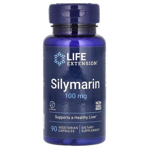 Расторопша Силимарин Life Extension Silymarin 100 мг 90 Capsules (LEX-18849)