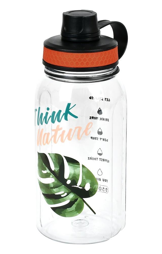 Пляшка-поїлка пластикова Stenson Nature з мірною шкалою 950 мл