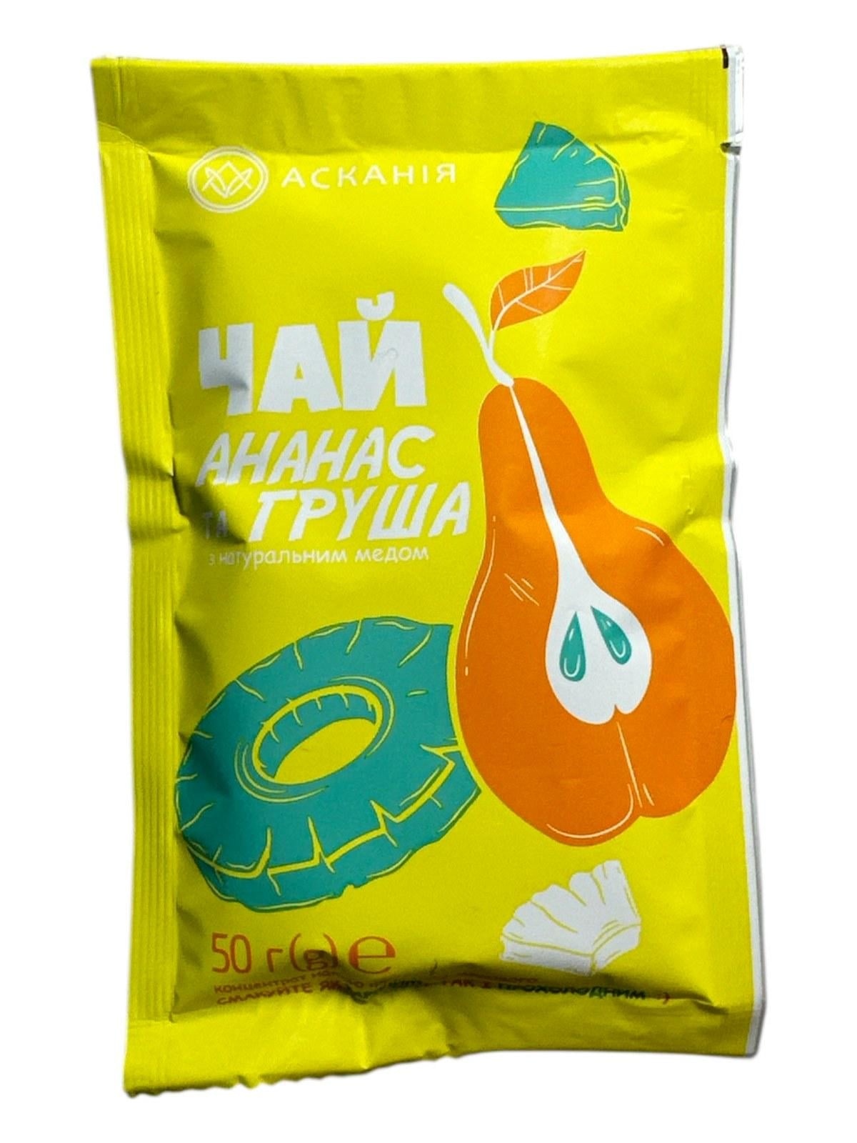 Чай Ascania концентрированный Ананас и Груша с натуральным медом 12 шт. (60962)
