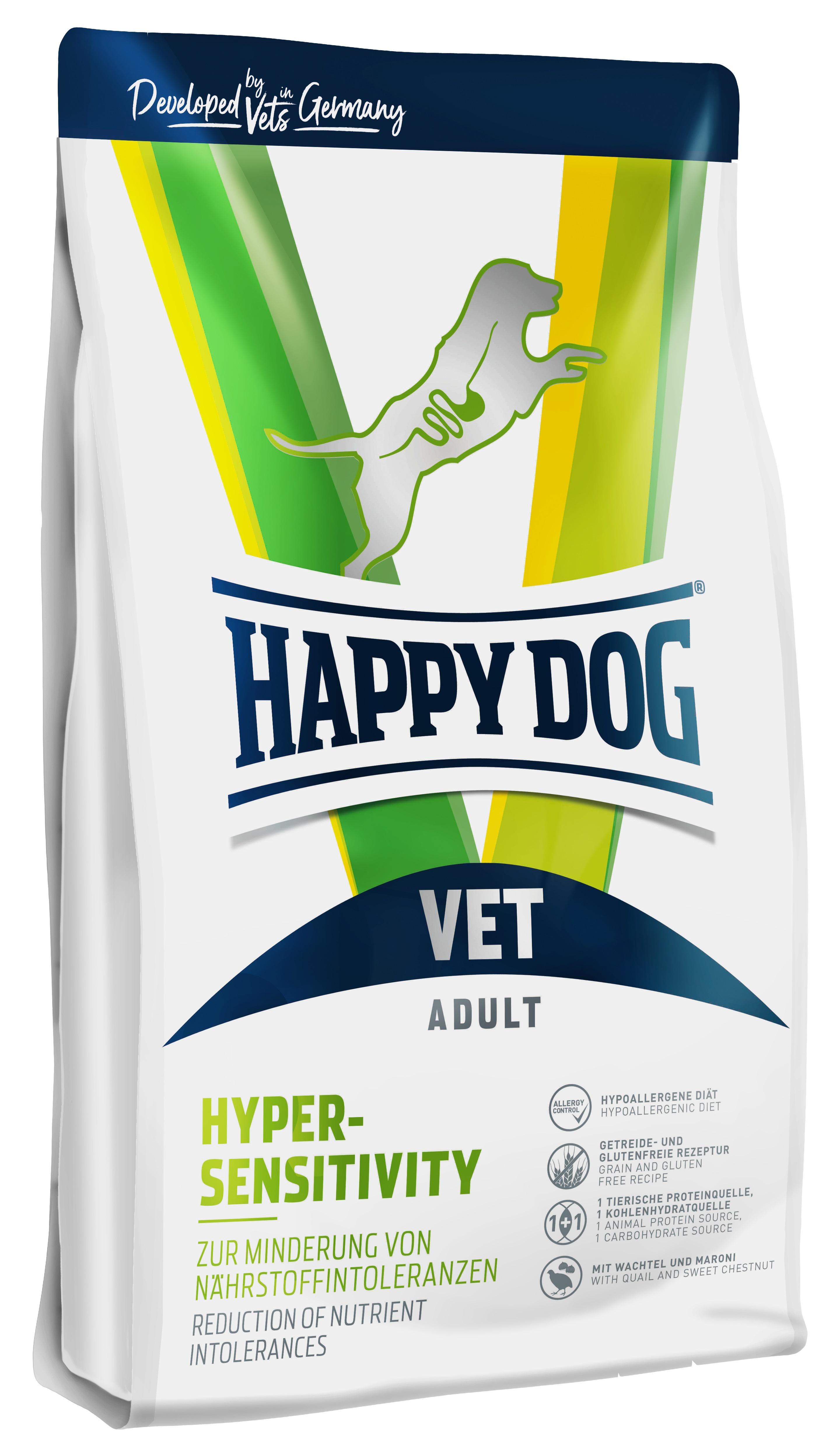 Сухой диетический корм Happy Dog VET Hypersens 4 кг для собак с пищевой аллергией (61036) - фото 1