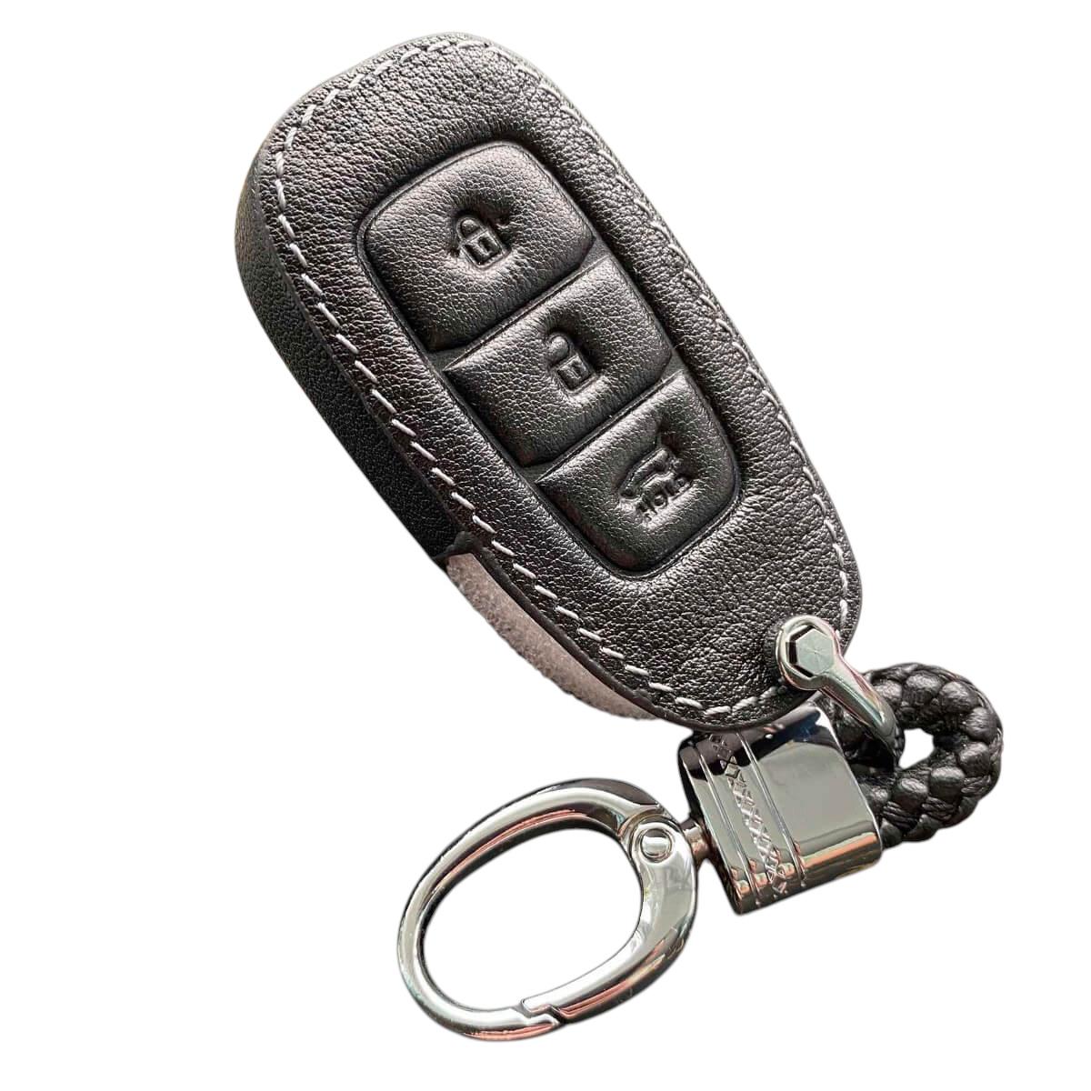 Чехол кожаный для ключа Hyundai (hu9le) Чехол кожаный для ключа Hyundai (hu9le)