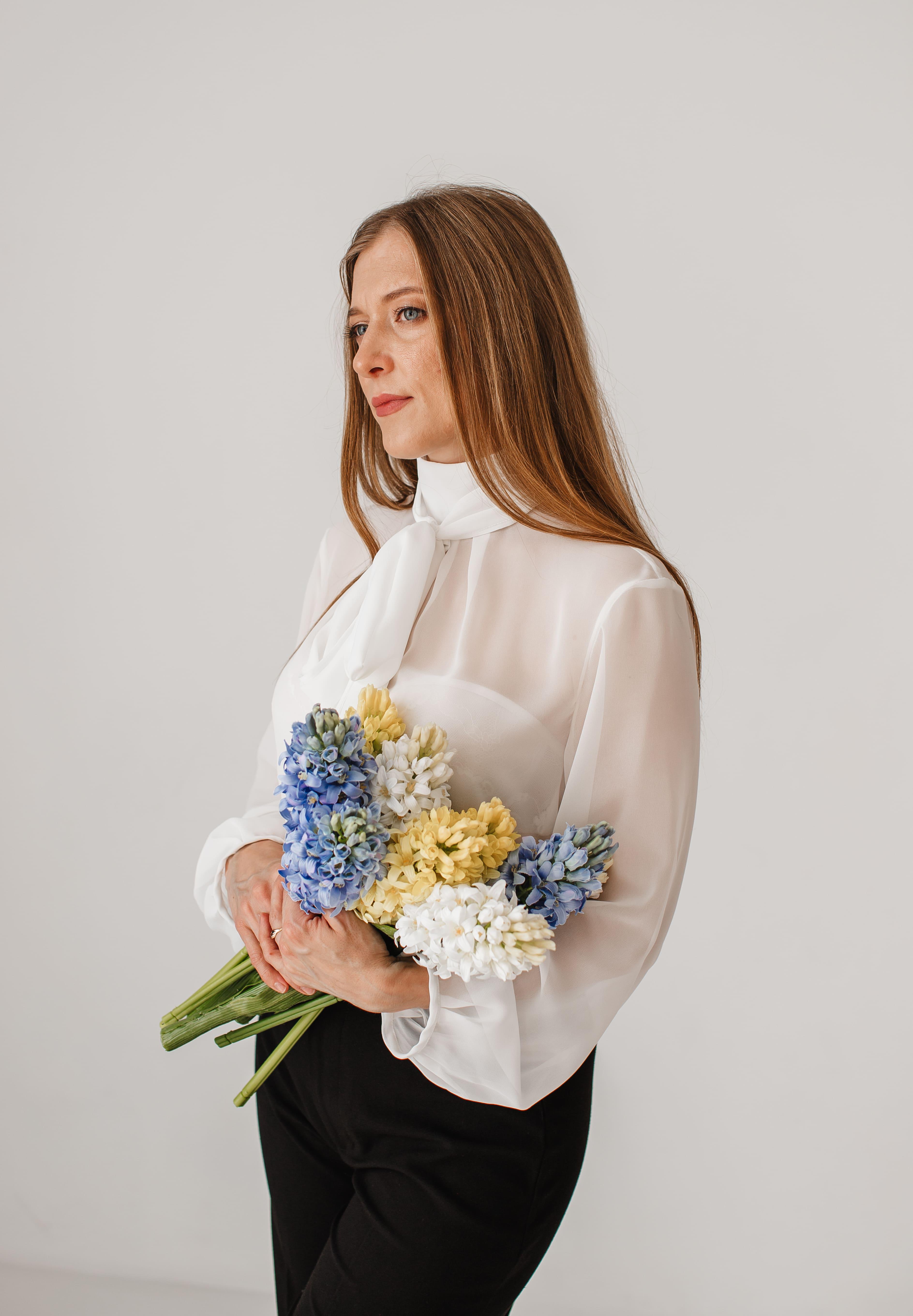 Блуза жіноча VSlatinina напівпрозора шифонова з бантом XS Айворі (01234567819) - фото 3 Блуза жіноча VSlatinina напівпрозора шифонова з бантом XS Айворі (01234567819) - фото 3