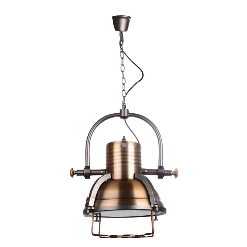 Люстра подвесная лофт Brille BL-144S/1 E27 AB морская тематика