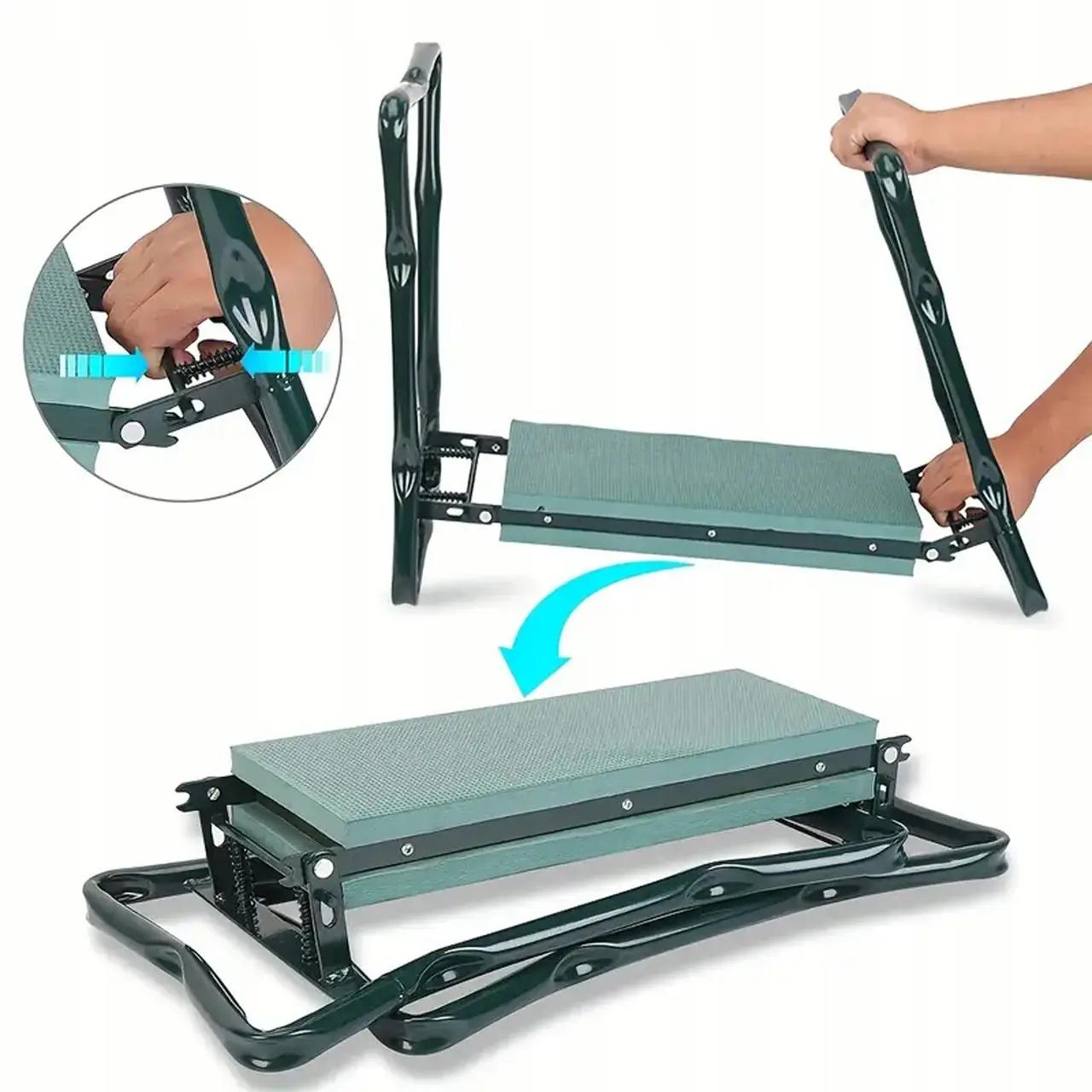 Табурет/підставка для колін розкладна для зручної обробки грядок (27786197) - фото 7 Табурет/підставка для колін розкладна для зручної обробки грядок (27786197) - фото 7