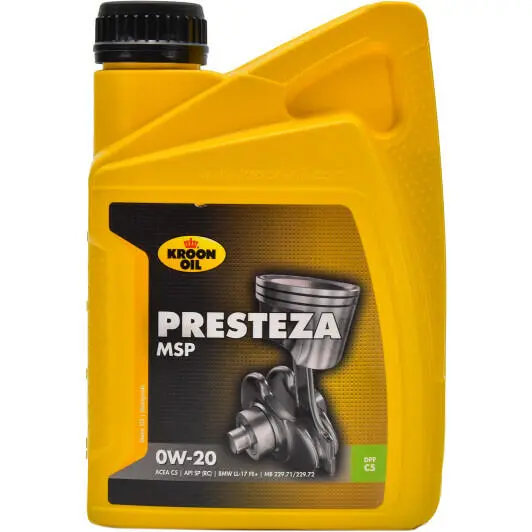 Моторное масло KROON OIL Presteza MSP 0W-20 1 л (36495) Моторное масло KROON OIL Presteza MSP 0W-20 1 л (36495)