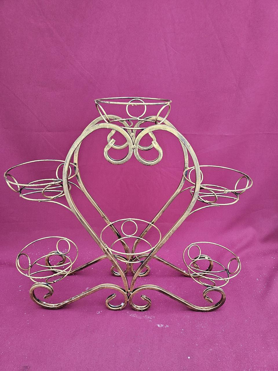 Подставка Фиалка на 6 вазонов на подоконник для цветов - фото 5 Подставка Фиалка на 6 вазонов на подоконник для цветов - фото 5