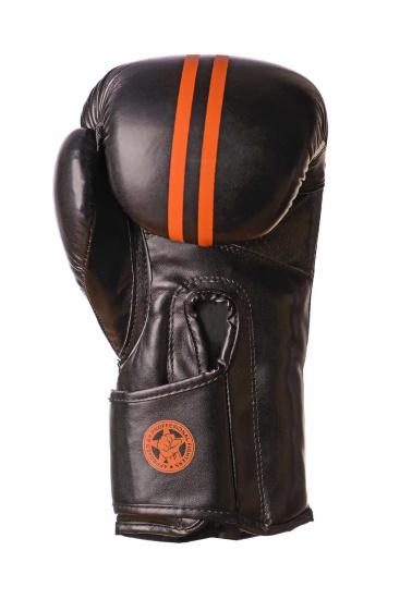 Боксерские перчатки PowerPlay 3016 14 унций Черный/Оранжевый (PP_3016_14oz_Black/Orange_bes298) - фото 2