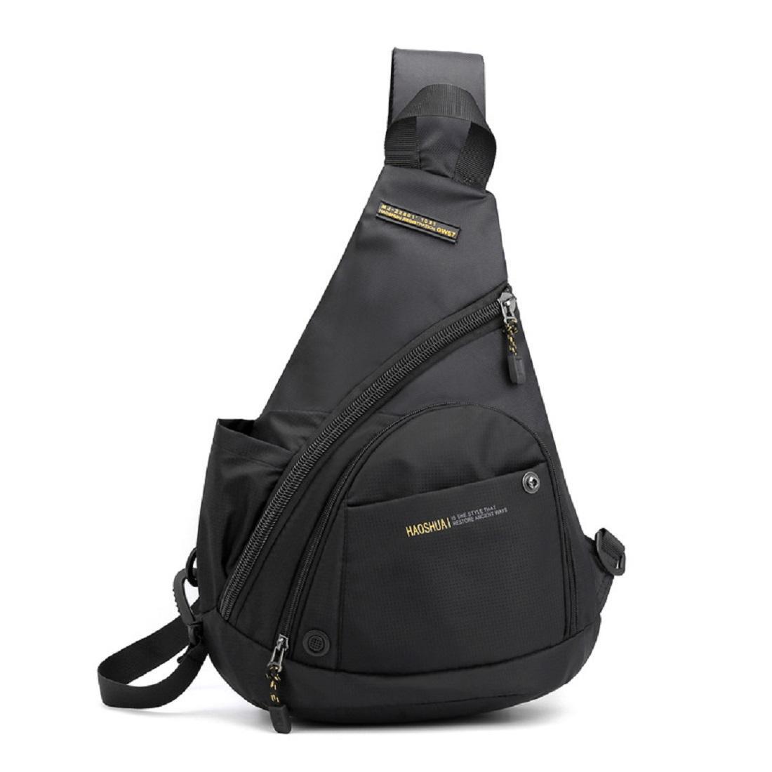Чоловіча сумка через плече Royal Bag AT08-6802A Чорний (6609)