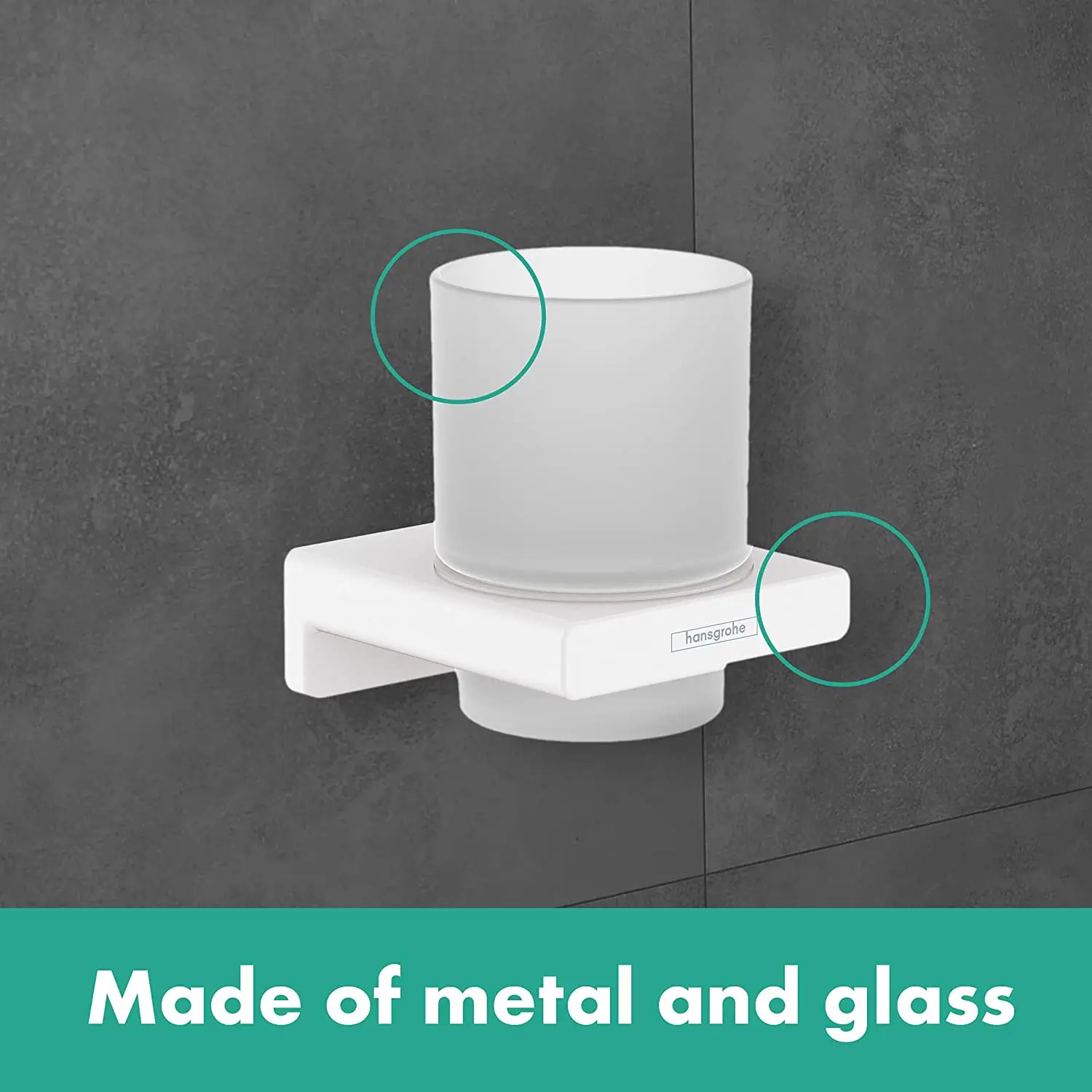 Склянка для зубних щіток Hansgrohe AddStoris Білий (41749700) - фото 2 Склянка для зубних щіток Hansgrohe AddStoris Білий (41749700) - фото 2