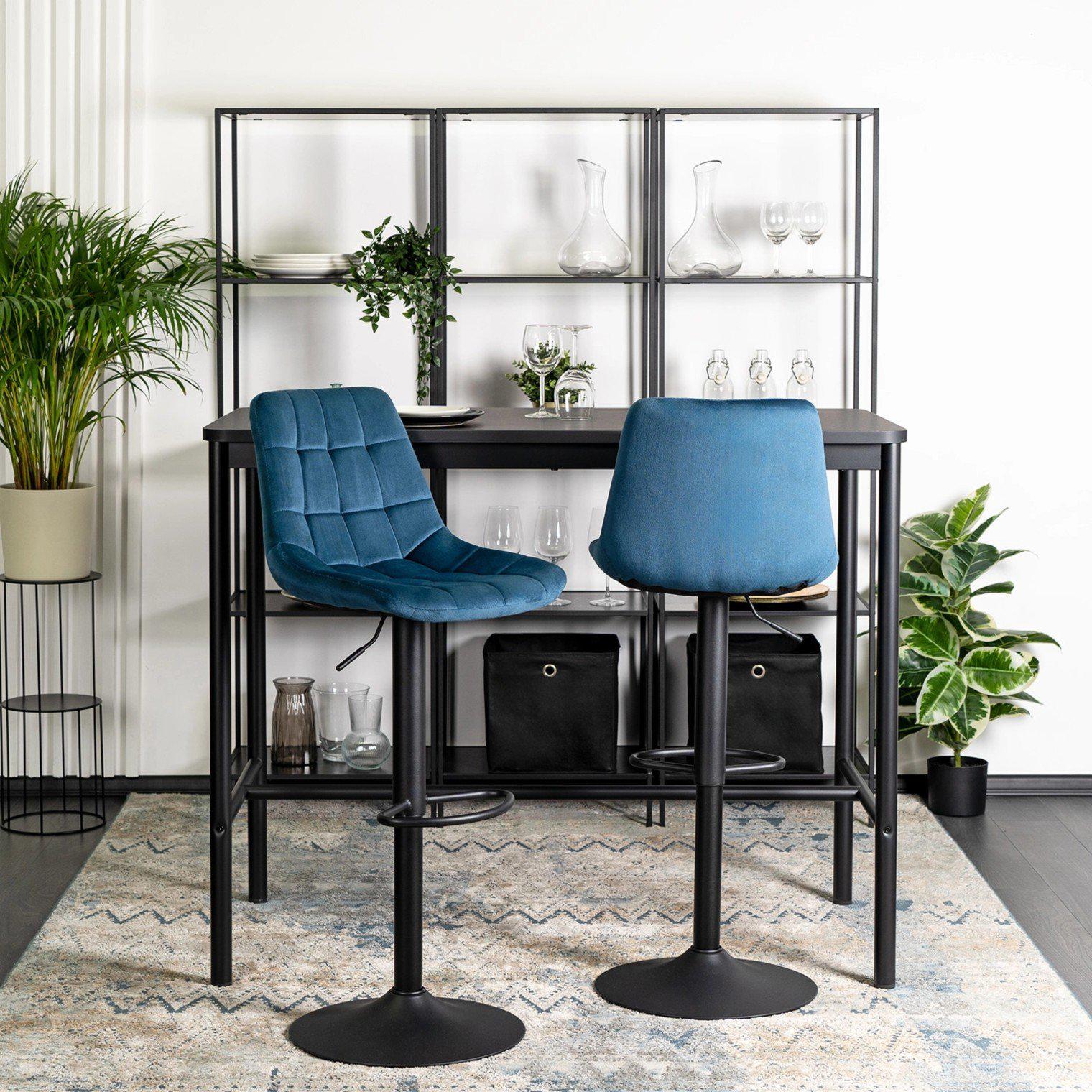 Барный стул Mebel Elite ARCOS 2 Welur Синий (ME.ARCOS2/GR/V/H) - фото 9 Барный стул Mebel Elite ARCOS 2 Welur Синий (ME.ARCOS2/GR/V/H) - фото 9