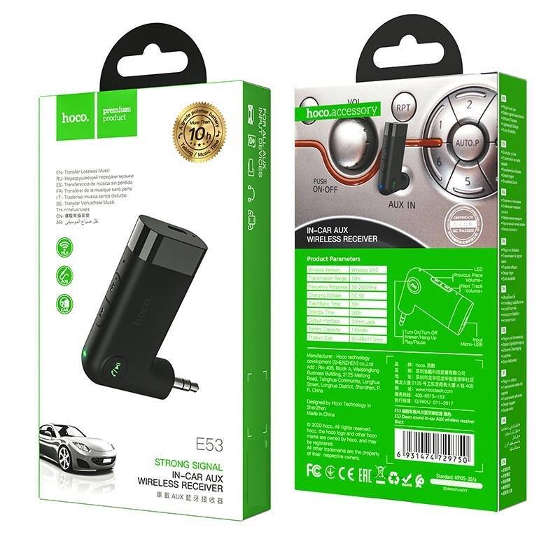 FM-трансмиттер Hoco E53 Bluetooth Черный (14102754) - фото 6