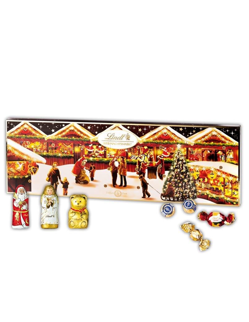 Адвент календарь с конфетами LINDT Рождественская ярмарка 250 г