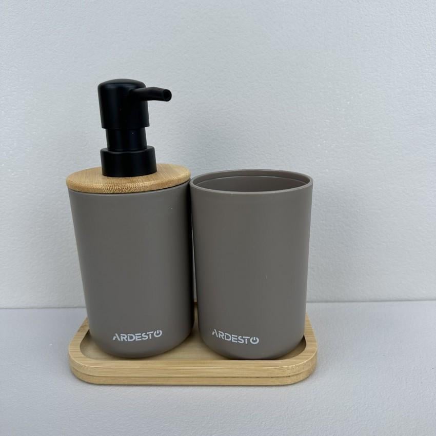 Набор для ванной комнаты Ardesto Minimalism ARHB3112CB 3 пр. Тауп (2697826237)