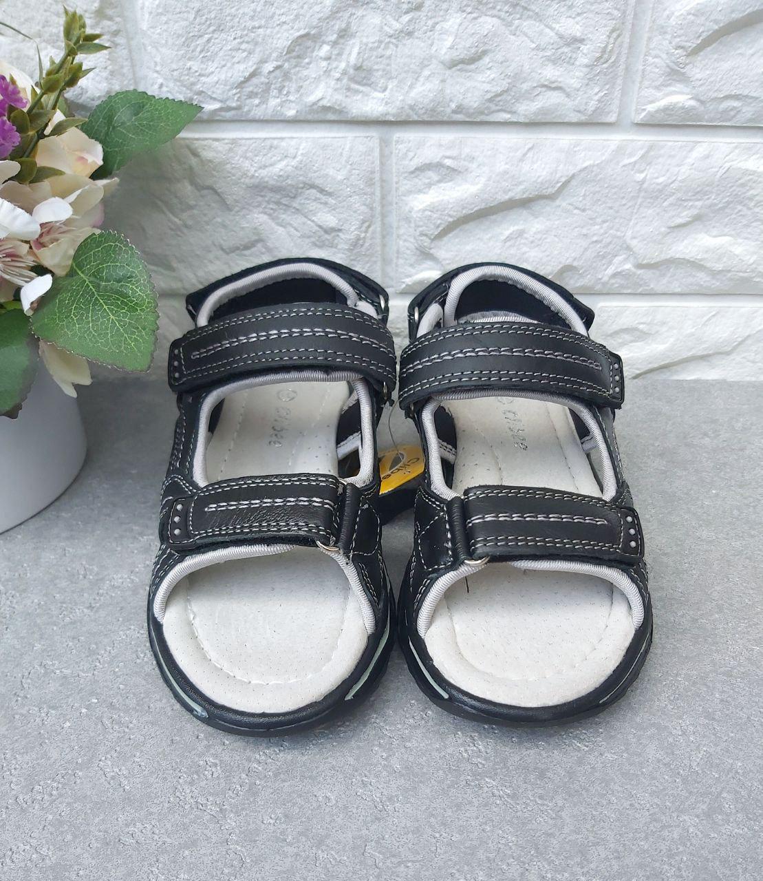 Босоніжки для хлопчика Clibee 941 р. 36 23 см Чорний (941)