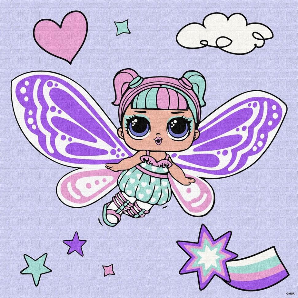 Картина номерів Ideyka L.O.L. Surprise! OMG Fairies Sweetiefly 40x40 см (KHO1091)