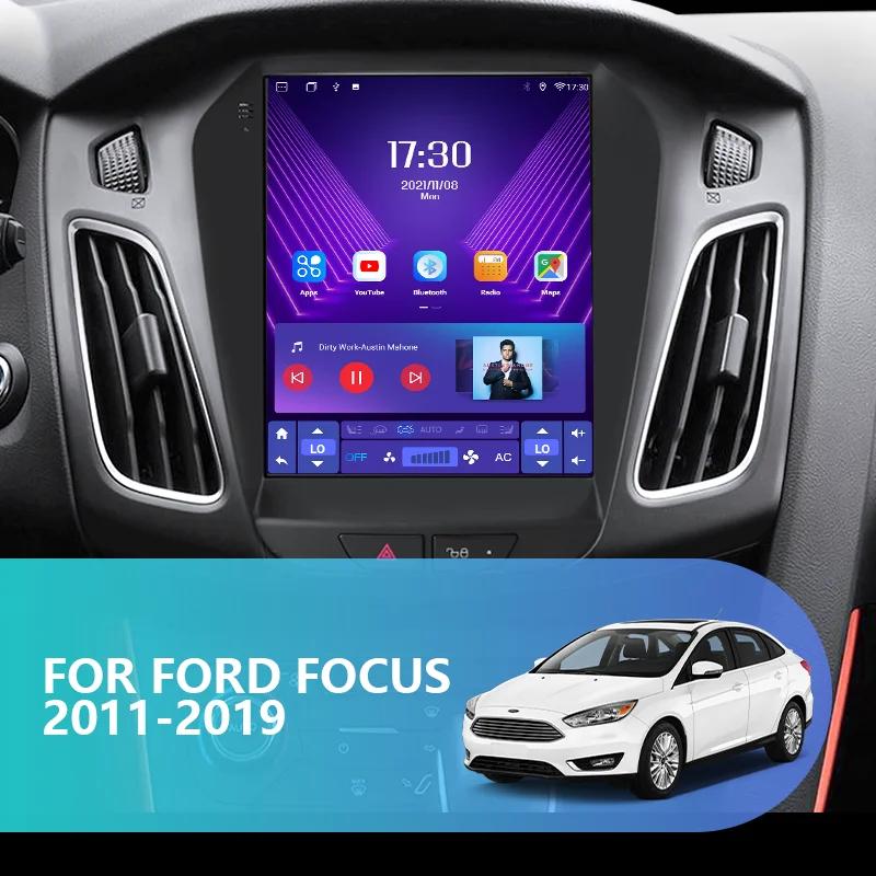 Автомагнитола MEKEDE Tesla-Style для Ford Focus 3 2011- 2019 CarPlay/Android/Bluetooth/USB/WiFi 2/32 Гб 9" (17764283) - фото 2