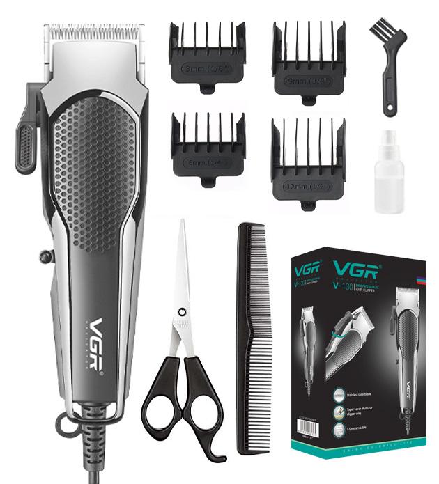 Машинка для стрижки VGR V-130 4 насадки