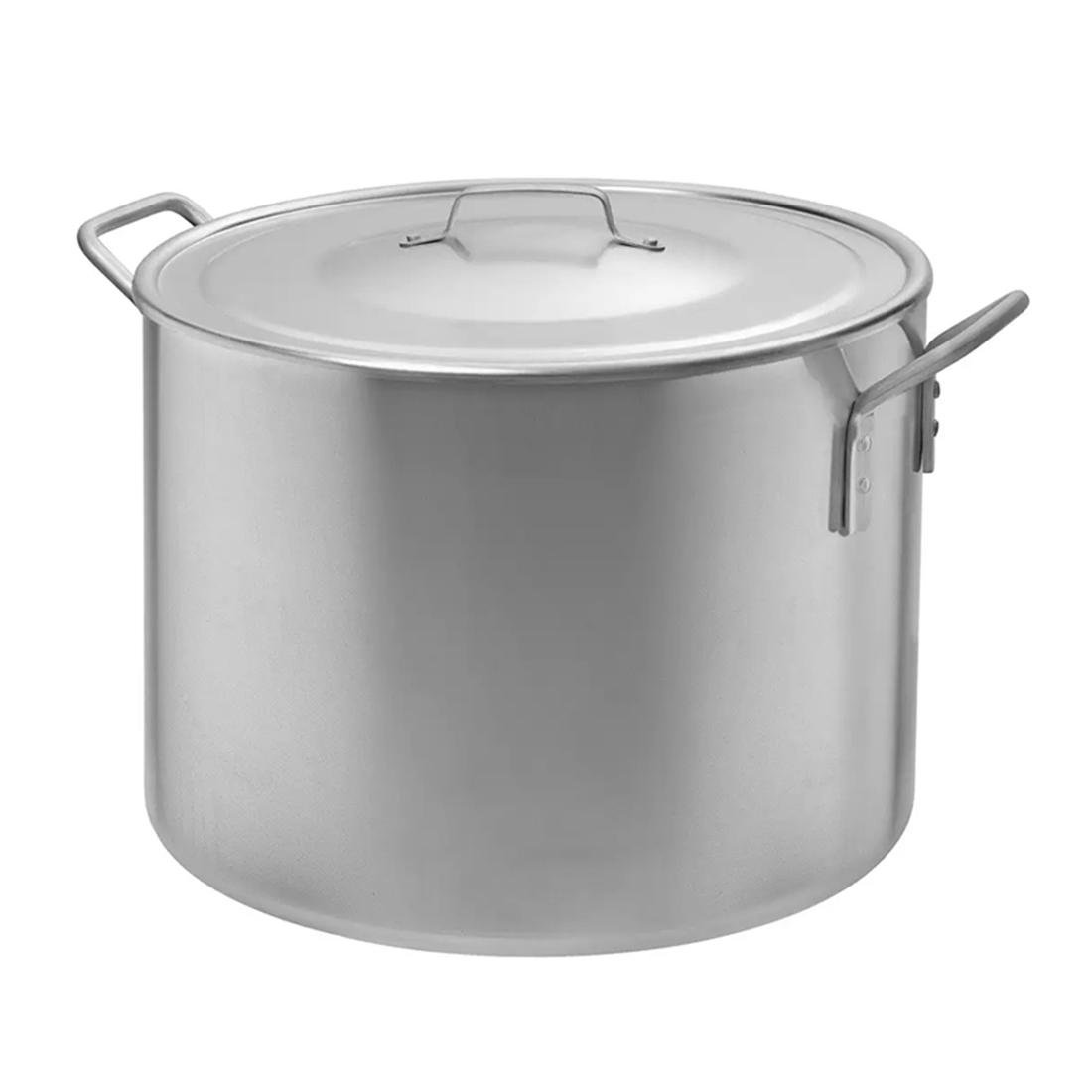 Кастрюля с крышкой Interos алюминиевая 60 л 47 см