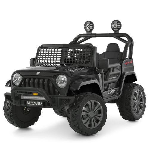 Дитячий електромобіль Джип M 6259EBLR-2 24V Чорний