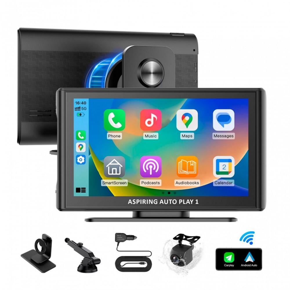 Монітор автомобільний Aspiring Auto Play 1 Magnet CarPlay Android auto 7” (LX-BT701) - фото 2 Монітор автомобільний Aspiring Auto Play 1 Magnet CarPlay Android auto 7” (LX-BT701) - фото 2