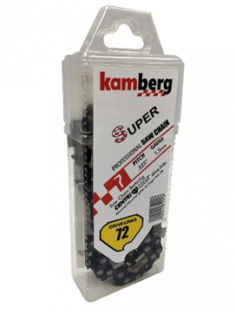 Ланцюг пильний Kamberg 72 ланки крок 0,325 паз 1,5 мм під шину 18" 45 см (535761E)