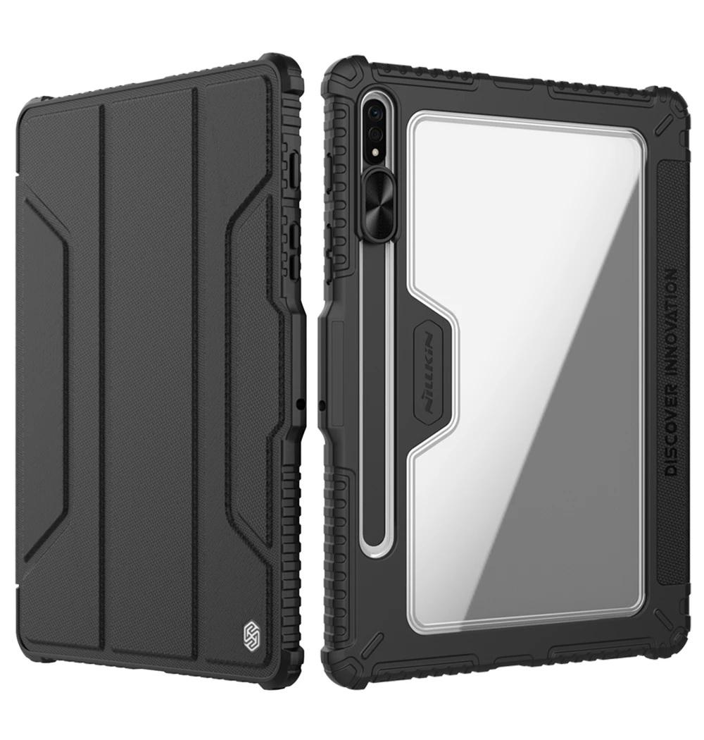 Чехол-книжка Nillkin Bumper Leather Case для Samsung Galaxy Tab S7 Plus/S7 FE/S8 Plus 12,4" Black