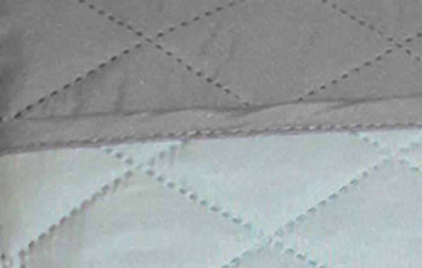 Покривало двостороннє Decorator Ромб 140x215 см Сірий/М'ятний (2020721) - фото 3 Покривало двостороннє Decorator Ромб 140x215 см Сірий/М'ятний (2020721) - фото 3