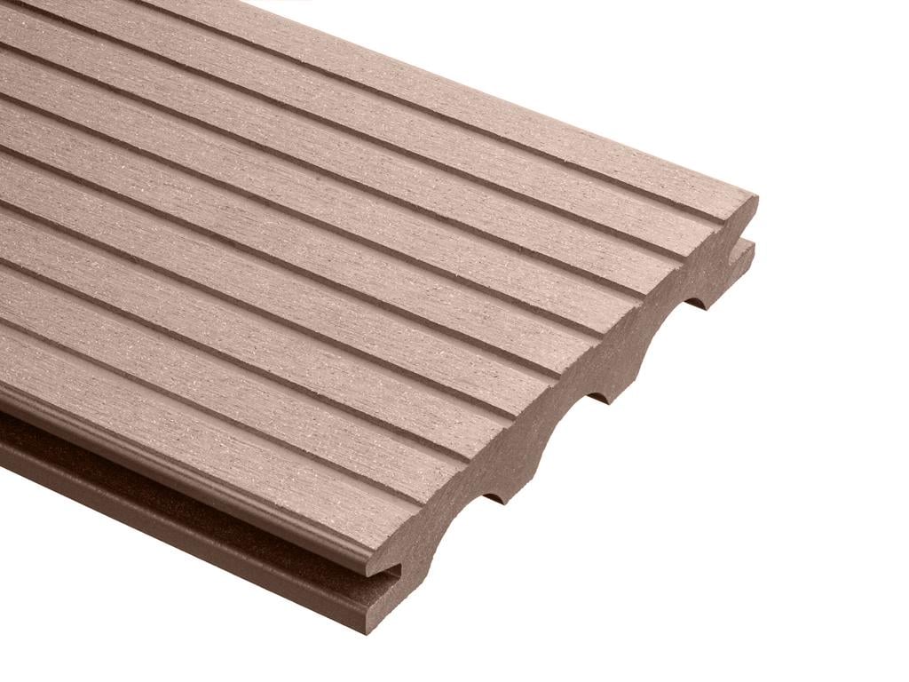 Терасна дошка Holzdorf масив 140×20х2400 мм браш Горіх (28678708) - фото 1 Терасна дошка Holzdorf масив 140×20х2400 мм браш Горіх (28678708) - фото 1