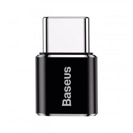 Перехідник BASEUS OTG Micro-USB to Type-C Black (CAMOTG-01) - фото 2