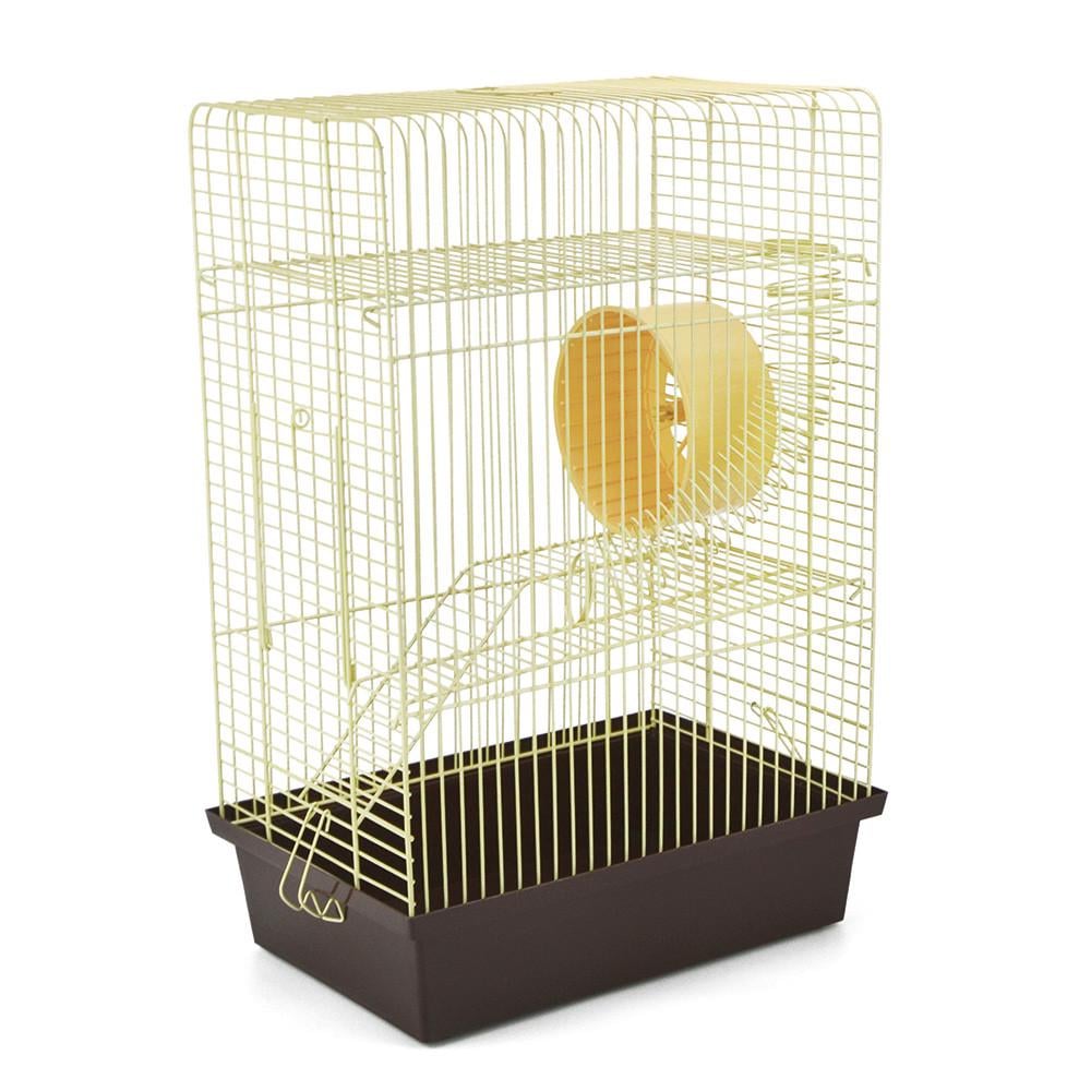 Клітка для хом'яка Хом'як 4 330х230х480 мм пофарбована Коричневий (2425574478) Клітка для хом'яка Хом'як 4 330х230х480 мм пофарбована Коричневий (2425574478)